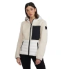 Pajar Fawn Ladies Lightweight Mixed Media Jacket With Fixed Hood In White Op