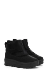 Pajar Gala Front Zip Waterproof Platform Ankle Bootie In Black