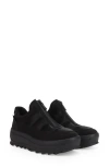 Pajar Gala Front Zip Waterproof Platform Ankle Bootie In Black