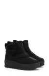 Pajar Gala Front Zip Waterproof Platform Ankle Bootie In Black