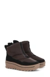 Pajar Gala Front Zip Waterproof Platform Ankle Bootie In Brown