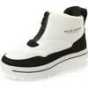 Pajar Gala Front Zip Waterproof Platform Ankle Bootie In White