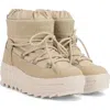 Pajar Galaxy Mini Waterproof Platform Ankle Bootie In Sand