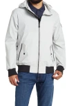 Pajar Halcyon Hooded Rain Jacket In Silver