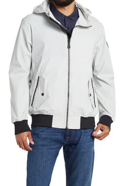 Pajar Halcyon Hooded Rain Jacket In Silver