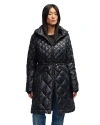 Pajar Halona Lightweight Diamond Quilt Packable Puffer In Black
