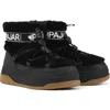 Pajar Janie Waterproof Faux Shearling Platform Bootie In Black