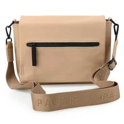 Pajar "jiro" Flap Shoulder Crossbody Bag In Red