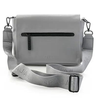 Pajar "jiro" Flap Shoulder Crossbody Bag In Gray