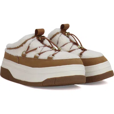 Pajar Jules Waterproof Platform Sneaker Mule In Tan