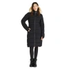 Pajar Jupiter Stretch Long Quilted Puffer In Black