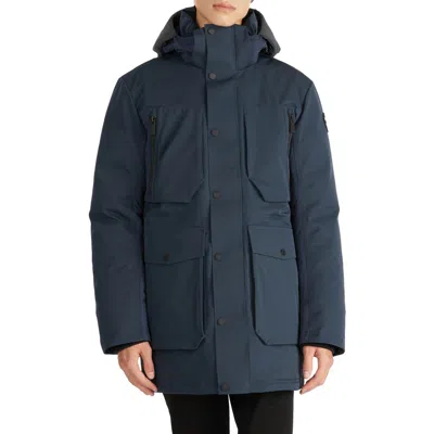 Pajar Karsten Water Repellent 550 Fill Power Down Coat In Navy