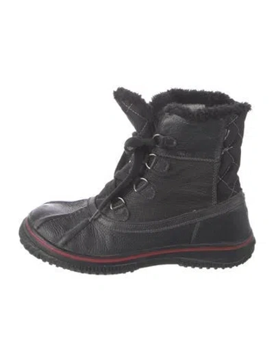 Pre-owned Pajar Leather Combat Boots In Multi