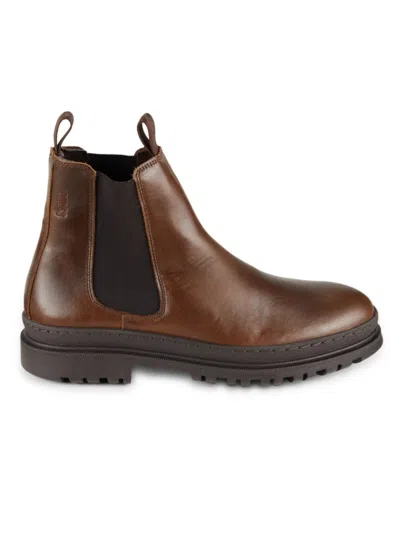 Pajar Men's Cyprus Leather Chelsea Boots In Dark Brown