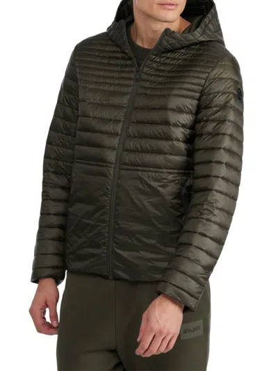 Pajar Men's Eriksson Quilted Puffer Jacket In Green