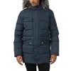 Pajar Hamilton Water Repellent Quilted Jacket With Faux Fur Trim In Multi