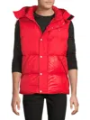 Pajar Hyeon Lightweight Puffer Vest In Red