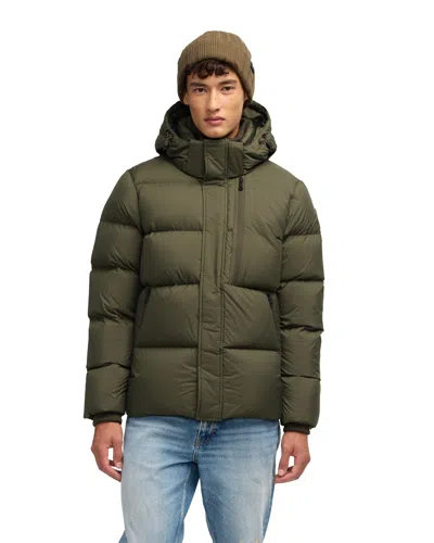 Pajar Men's Jericho Channel Quilted Puffer Jacket In Green