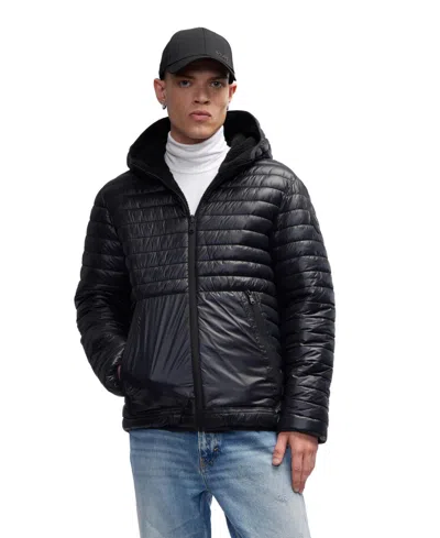 Pajar Men's Kai Lightweight Reversible Puffer In Black