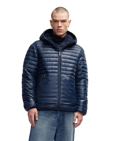 Pajar Men's Kai Lightweight Reversible Puffer In Navy