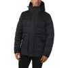 Pajar Men's Locarno Mixed Media Light Weight Jacket With Detachable Hood In Black