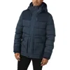 Pajar Men's Locarno Mixed Media Light Weight Jacket With Detachable Hood In Blue
