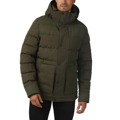 Pajar Men's Locarno Mixed Media Light Weight Jacket With Detachable Hood In Green
