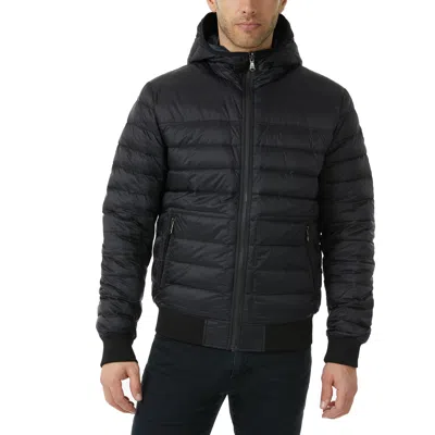Pajar Men's Maxwell Light Weight Reversible Bomber In Black