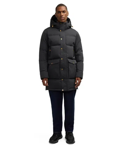 Pajar Men's Men S Prescott Long Length Parka With Detachable Sherpa Lined Hood In Black