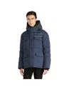 Pajar Men's Mikkel Mixed Media Parka With Detachable Inner Hood In Navy