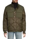 Pajar Obsidian Lightweight Quilted Shacket In Brown