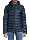 Pajar Men's Osprey Channel Quilted Lightweight Puffer Jacket In Blue