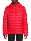 Pajar Men's Osprey Channel Quilted Lightweight Puffer Jacket In Red