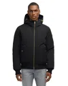 Pajar Pine Bomber With Fixed Hood And Detachable Fur Trim In Black