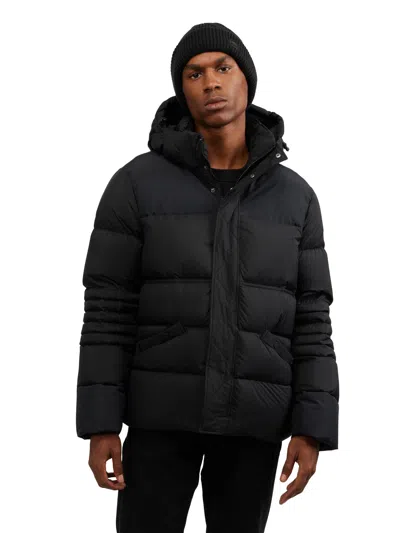 PAJAR MEN'S TITAN MIXED MEDIA PUFFER WITH REMOVABLE HOOD