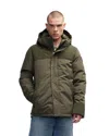 Pajar Wiyot Mixed Media Lightweight Jacket In Green