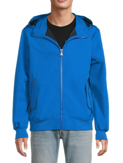 Pajar Men's Zip-front Hooded Jacket In Blue