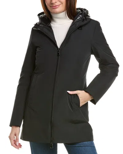 Pajar Mixed Media Modular 3-in-1 System Coat In Black