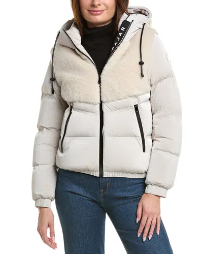 PAJAR PAJAR MIXED MEDIA SHORT PUFFER JACKET