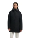 Pajar Nova Mixed Media 3-in-1 Coat With Fixed Hood In Black