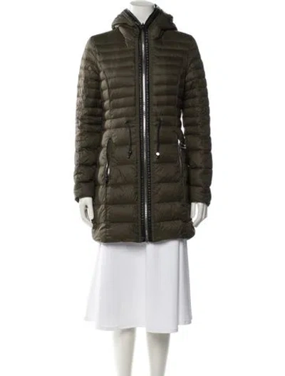 Pre-owned Pajar Nylon Coat In Green