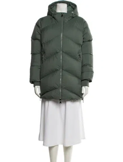 Pre-owned Pajar Nylon Coat In Green