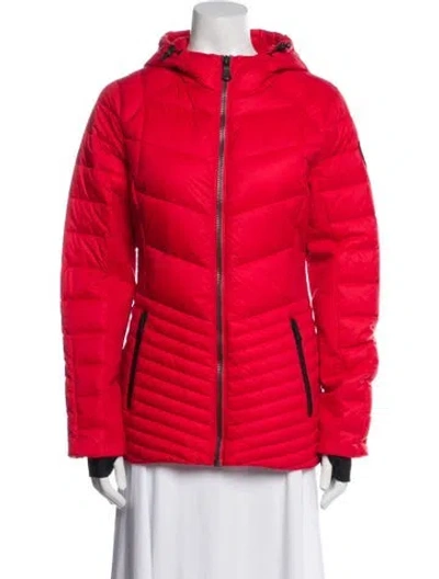 Pre-owned Pajar Nylon Coat In Red