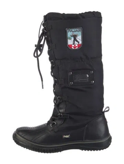 Pre-owned Pajar Nylon Lace-up Boots In Blue