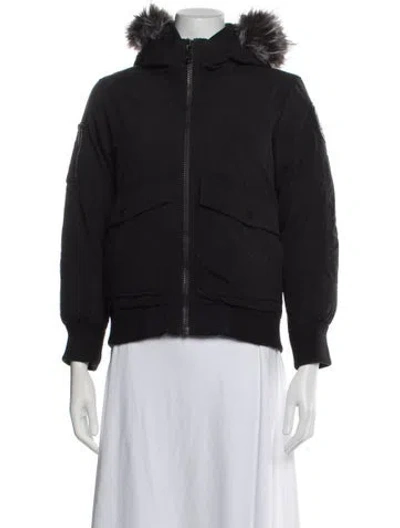 Pre-owned Pajar Nylon Parka In Black