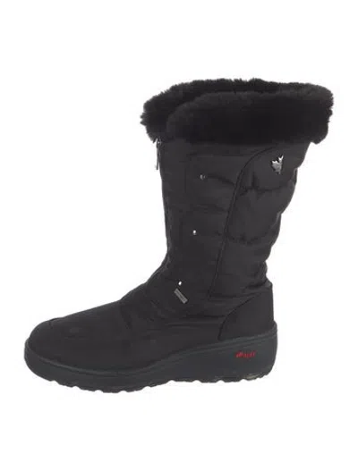 Pre-owned Pajar Nylon Snow Boots In Black