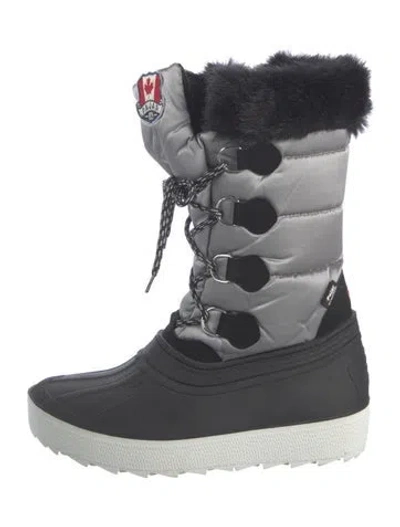 Pre-owned Pajar Nylon Snow Boots In Blue