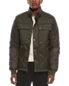 Pajar Obsidian Lightweight Quilted Shacket In Animal Print