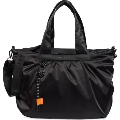 Pajar Paige Ruched Tote Bag In Black