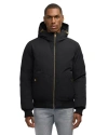Pajar Pine Bomber With Fixed Hood And Detachable Fur Trim In Black